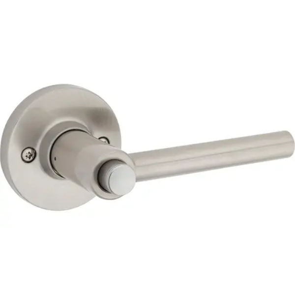 Reminy Lever Privacy Lock - Satin Nickel Finish - Bed & Bath Function