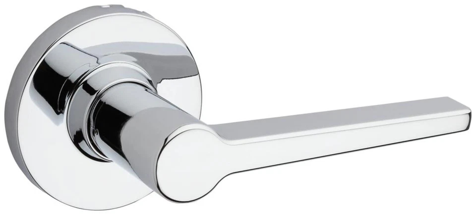SL7000DALRDT-26 Daylon Lever with Round Rose Half Dummy - Bright Chrome Finish