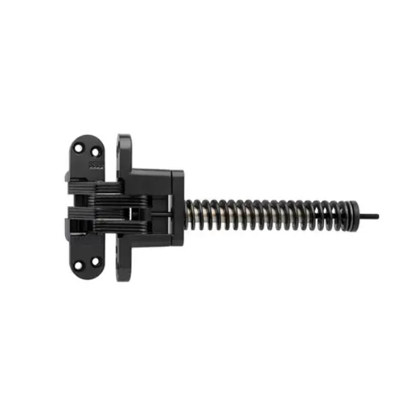 218ICUS19 7 in. Spring Closer Hinge, with 1.75 in. Minimum Door Thickness, Black