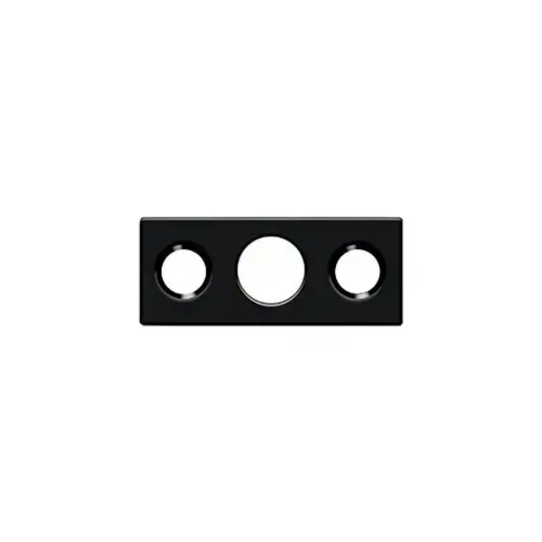 SP7FBR19 7 in. Strike Plate for Flush Bolt - Paint Black