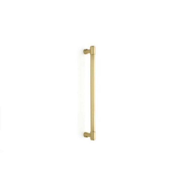 86694US4 18 in. Jasper Center to Center Appliance Pull - Satin Brass Finish