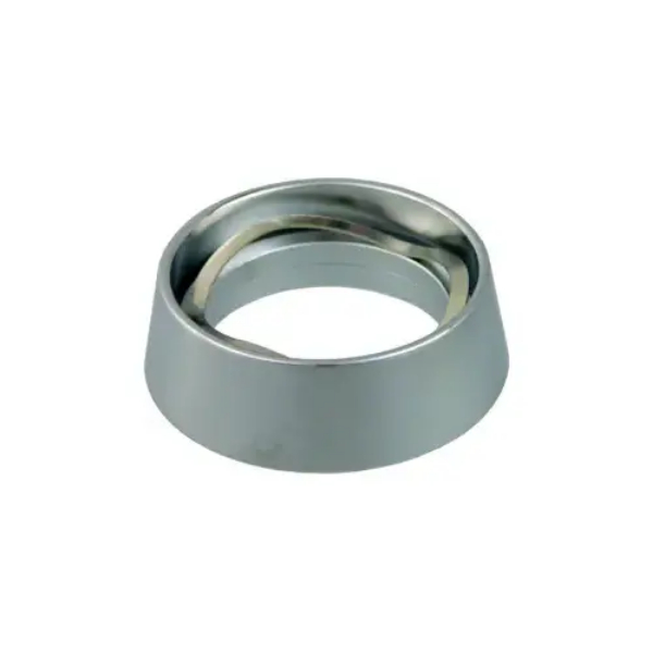 COL626D Hardened Steel Security Collar with Spacer & Spring Washer - Satin Chrome Finish