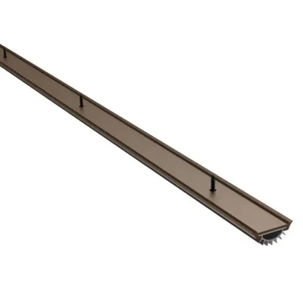 209DV36 36 in. Dark Bronze Finish Door Shoe with Vinyl