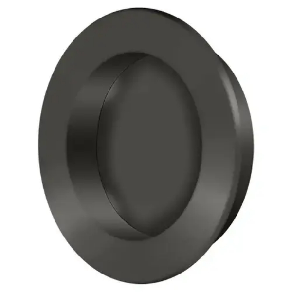 FP238U10B 2.37 in. Round Flush Pull - Oil Rubbed Bronze