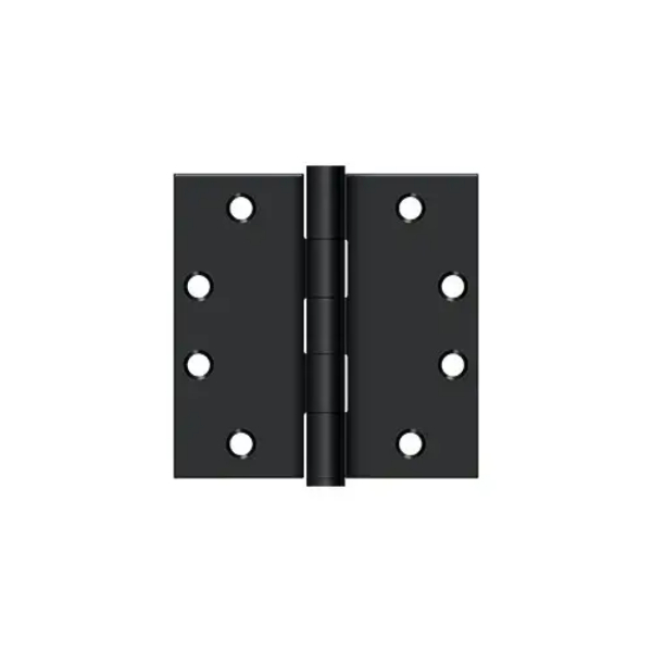 4-1/2 x 4-1/2 Square Hinge; Heavy Duty; Paint Black Finish