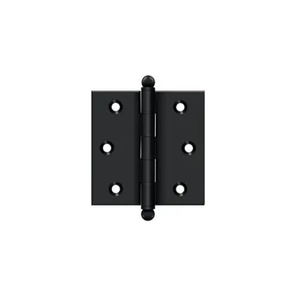 CH2525U19 2.5 x 2.5 in. Hinge with Ball Tips - Paint Black