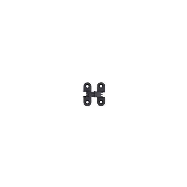 103CUS19 0.5 x 1.5 in. Light Duty Invisible Hinge for 0.75 in. Doors - Black Finish