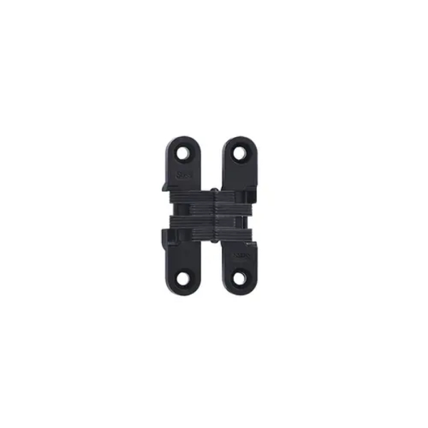 204CUS19 0.5 x 2.37 in. Light Duty Invisible Hinge for 0.75 in. Doors - Black Finish