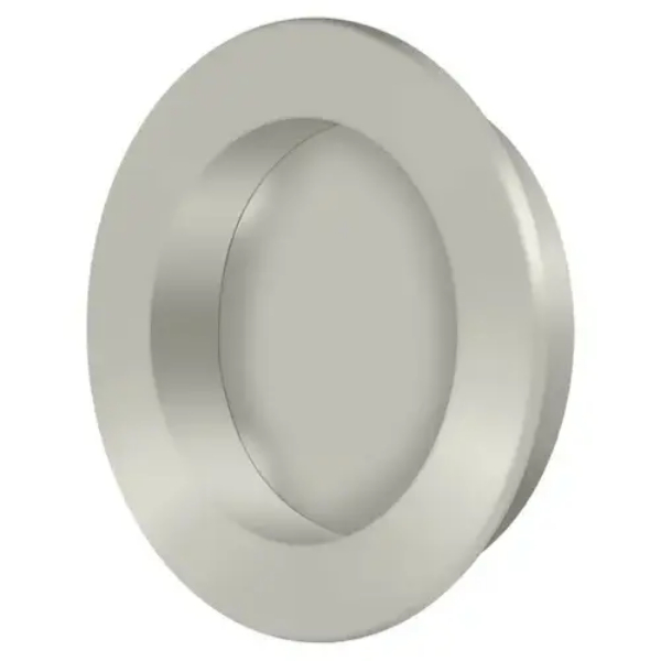 FP238U15 2.37 in. Round Flush Pull - Satin Nickel