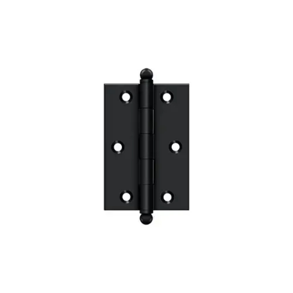 CH3020U19 3 x 2 in. Hinge with Ball Tips, Paint Black