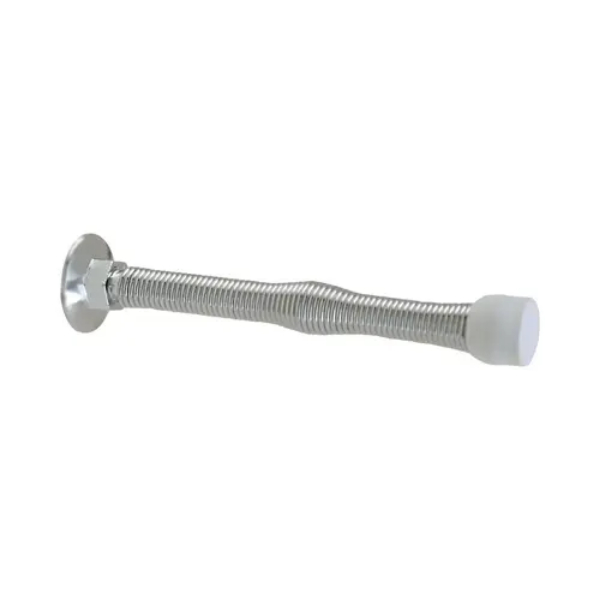 DD0230PB 3 in. Spring Door Stop - Bright Brass Finish