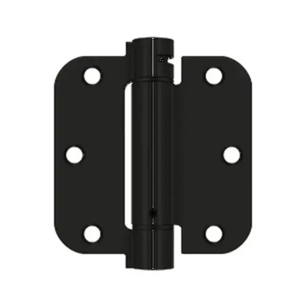 DSH35R51B 3.5 x 3.5 x 0.62 in. Spring Hinge, Flat Bronze Finish Paint Black