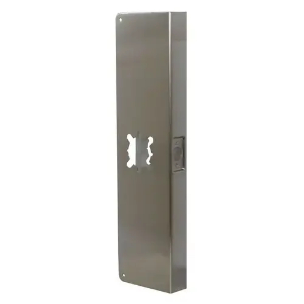 Don-Jo CW202S 20 in. Classic Wrap Around with Key in Lever with 2.75 in. Backset & 1.75 in. Door - Stainless Steel Finish