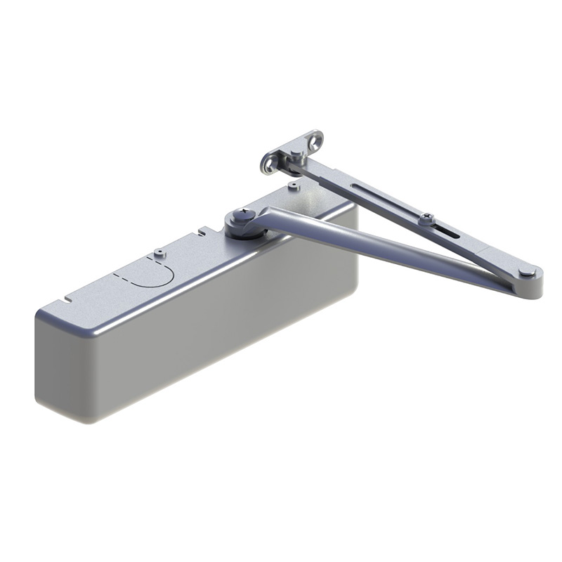 5100MLT16BLK Adjustable Regular Door Closer Multi-Mount - Black Anodized - Size 1-6