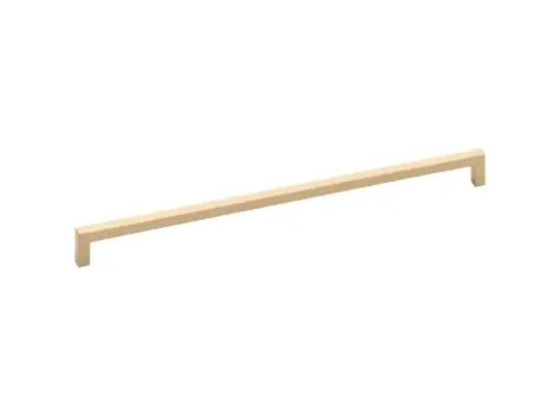 86712US4 18 in. Center to Center Warwick Appliance Pull - Satin Brass