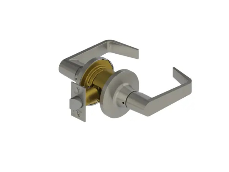 3610AUG26 August Lever Passage Tubular Lock - Bright Chrome