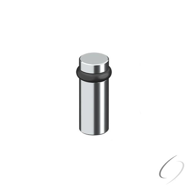 UFB6000U26 3 in. Round Universal Floor Bumper - Bright Chrome