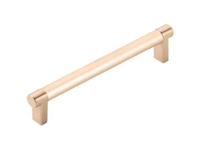 84055.RECUS15.SMUS15 6 in. Center to Center Rectangular Stem Smooth Cabinet Pull - Satin Nickel