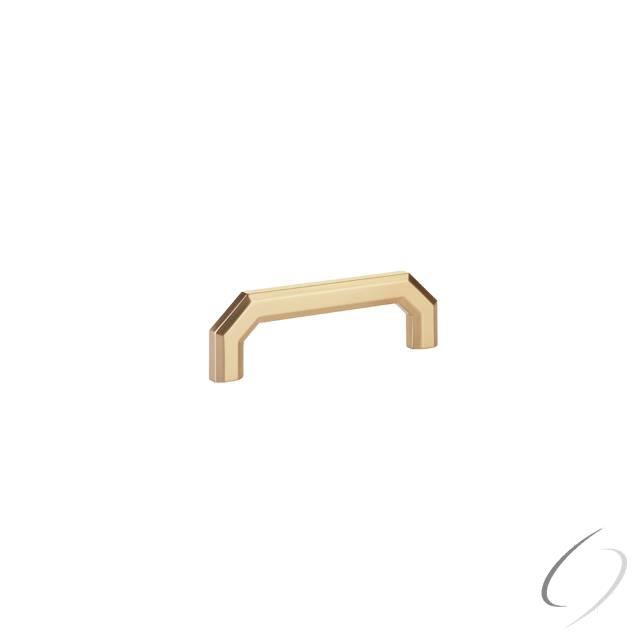 86615US4 4 in. Center to Center Riviera Cabinet Pull - Satin Brass