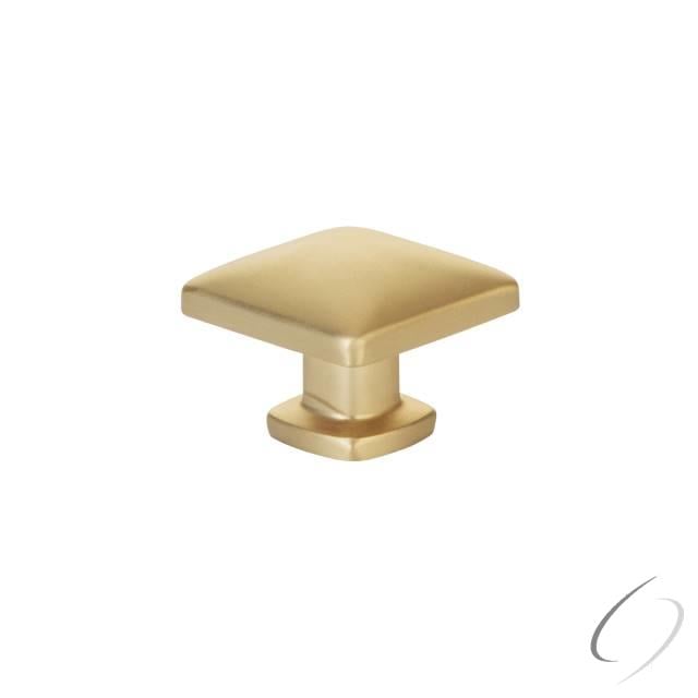 86643US4 1.25 in. Lawson Square Cabinet Knob - Satin Brass