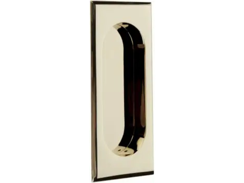 2201US4 Rectangular Flush Pull - Satin Brass