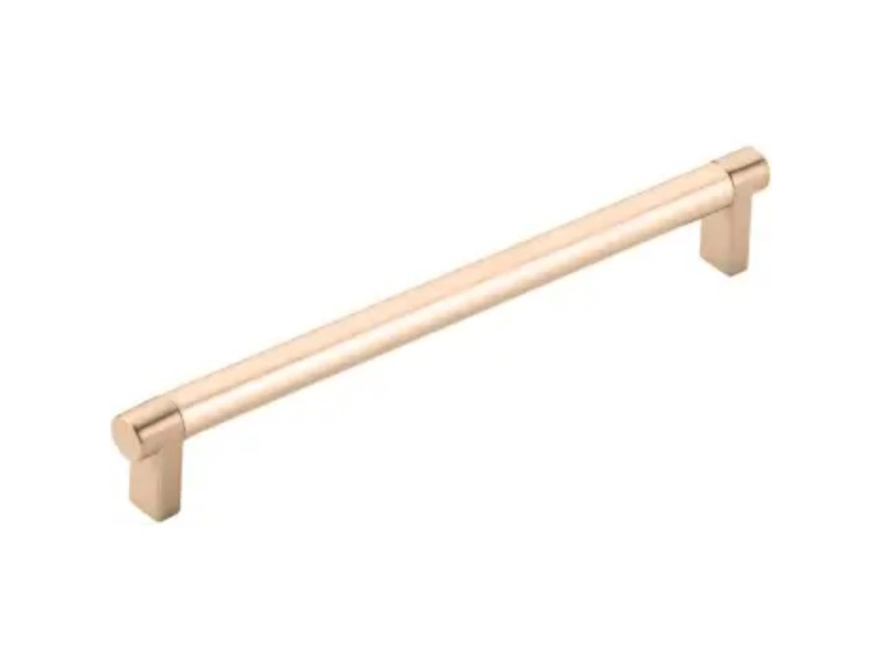 84056.RECUS15.SMUS15 8 in. Center to Center Rectangular Stem Smooth Cabinet Pull - Satin Nickel