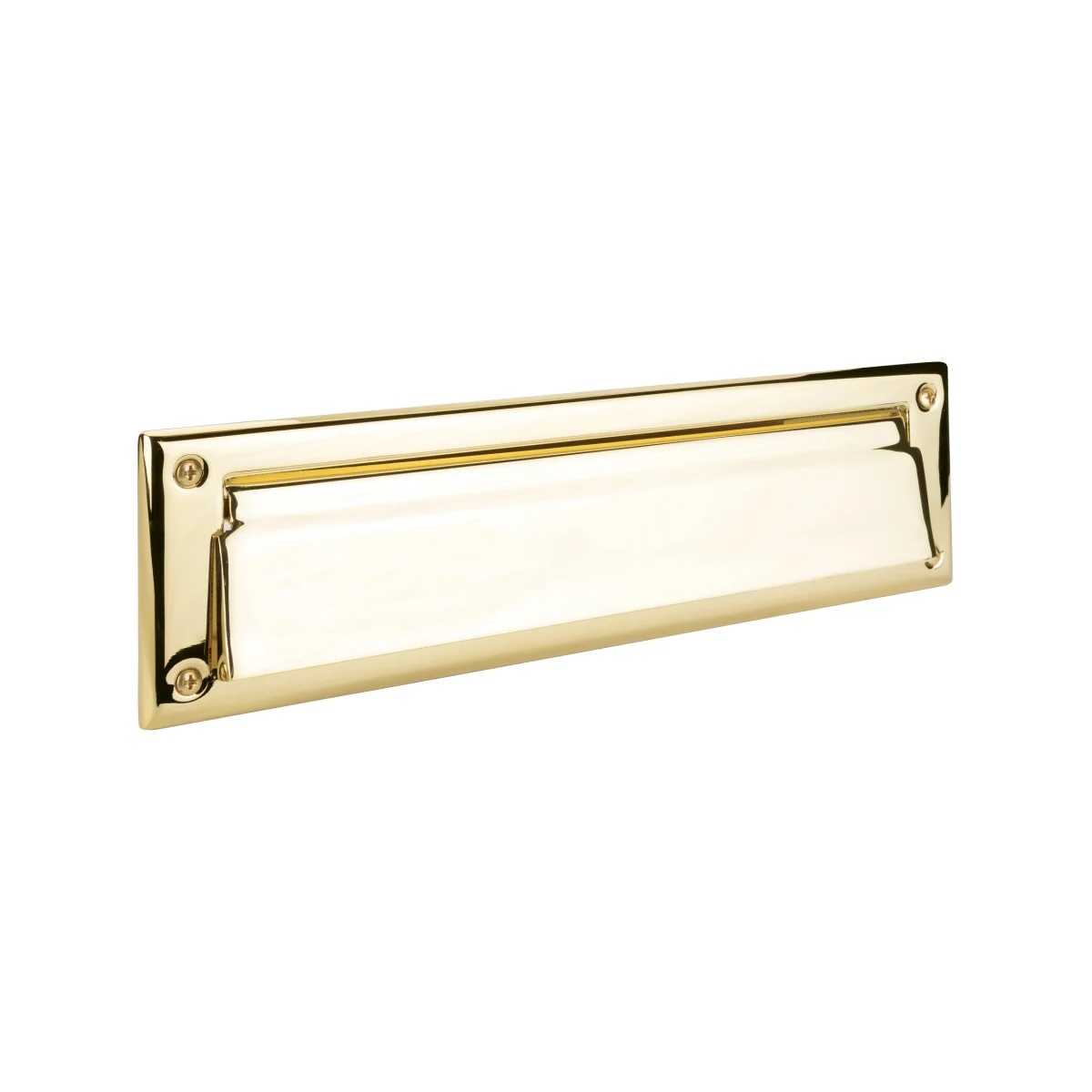 2280US3 3.37 x 13.06 in. Solid Mail Slot - Polished Brass Lifetime