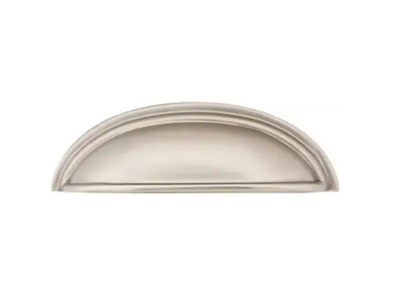 86123US3NL 3 in. Center to Center Cup Cabinet Pull - Unlacquered Brass