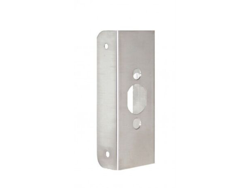 Don-Jo 20FEPB 1.75 in. Wrap Around Door Reinforcer - Polished Brass
