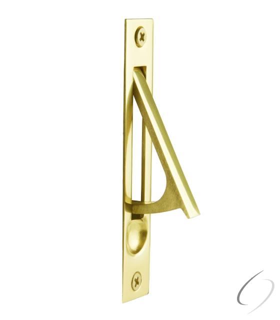 2221US3NL Edge Pull - Unlacquered Brass