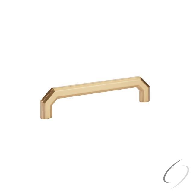 86617US4 6 in. Center to Center Riviera Cabinet Pull - Satin Brass