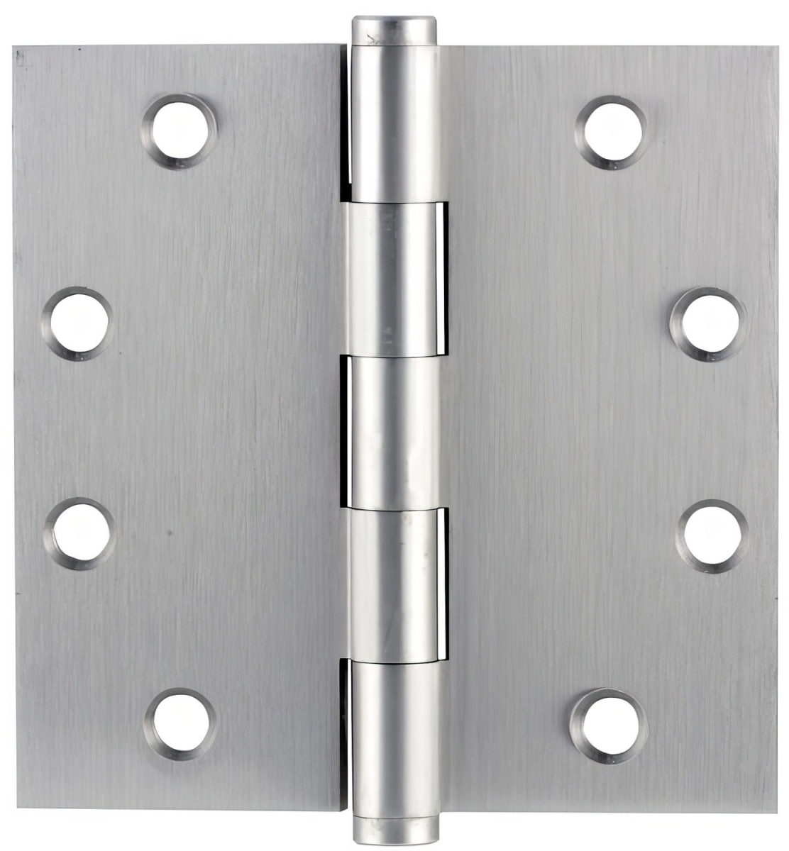 96214US15 4 x 4 in. Square Solid Brass Heavy Duty Hinges, Satin Nickel