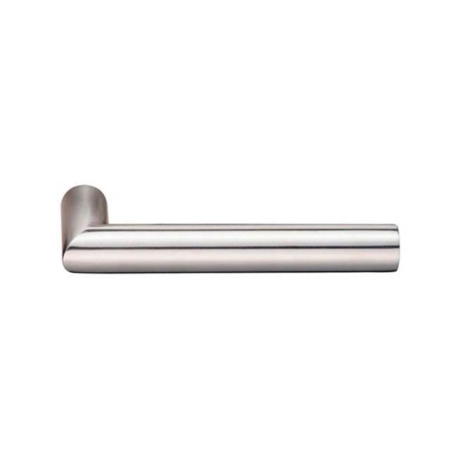 C5210STUUS4 2.375 in. Stuttgart Backset Privacy Lever with Square Rose & CF Mechanism for 1.375 To 1.75 in. Door - Satin Brass Finish