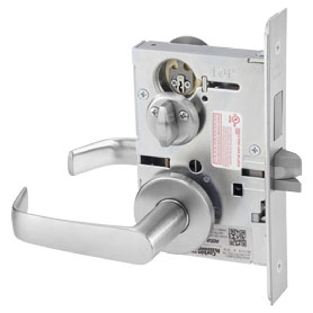 ML2030NSA626 1.25 in. Mortise Privacy Lever Lockset, Satin Chrome
