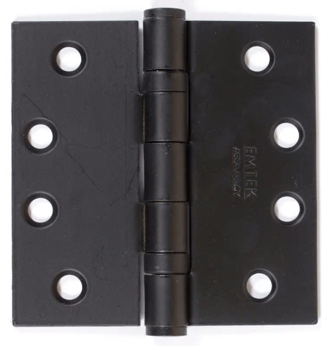 94015US19 4.5 x 4.5 in. Square Steel Heavy Duty Ball Bearing Hinges, Flat Black