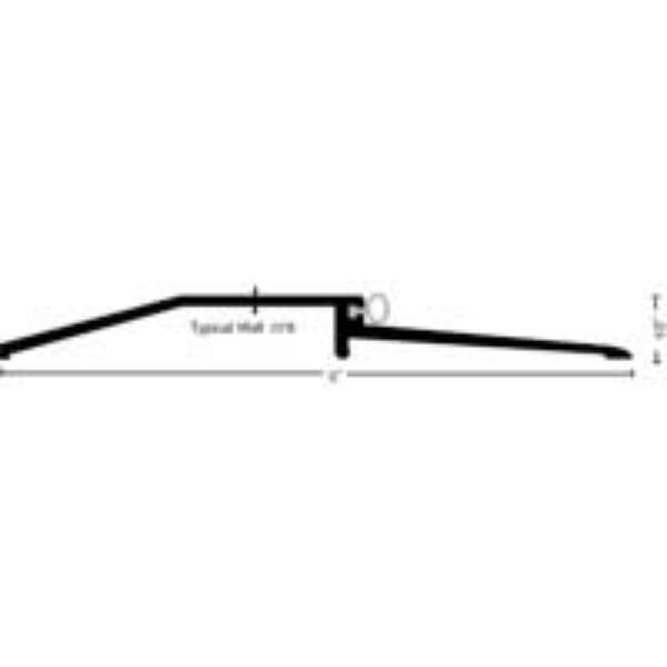 950S36 36 in. ADA Compliant Panic Threshold - Silicone
