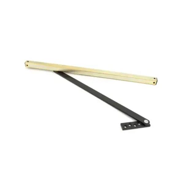 413SSPBLK Medium Duty Concealed Overhead Stop, Black - Size 3
