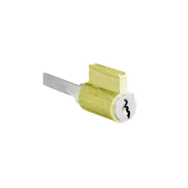 1802SD606 6 Pin Single Section SD Keyway Cylinder for Key in Levers - AU5400LN US4 606, Satin Brass
