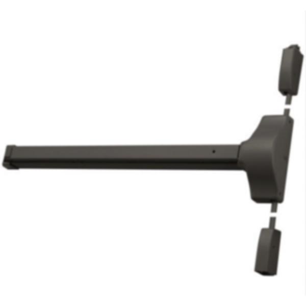 1810F36695LHR 3 x 7 ft. Left Hand Reverse - 3-Hour Fire Rated Exit-Only Economy Surface Vertical Rod Exit Device, 695 Dark Bronze