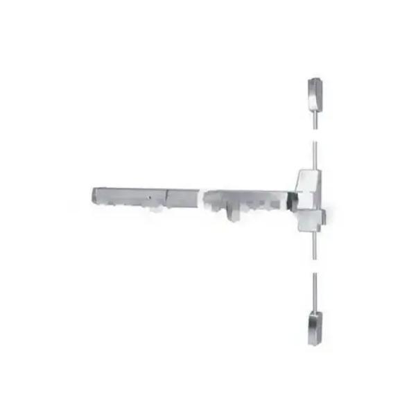Vertical Rod Exit Device - Satin Stainless Steel - 3 ft - Left Hand Reverse