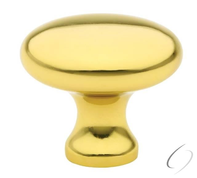 Providence Cabinet Knob - Bright Brass - 1.25 in. - Solid Brass Design