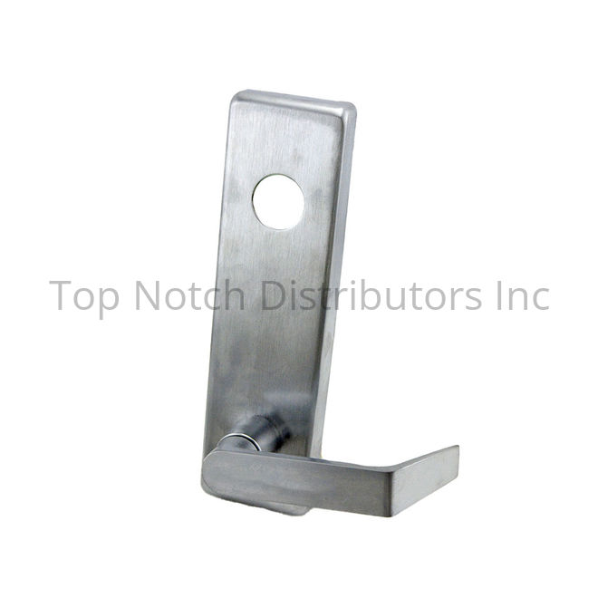 510LDAN626FSA Dane Lever Exit Device Trim with Key Locks or Unlocks Electric Fail Safe, Satin Chrome