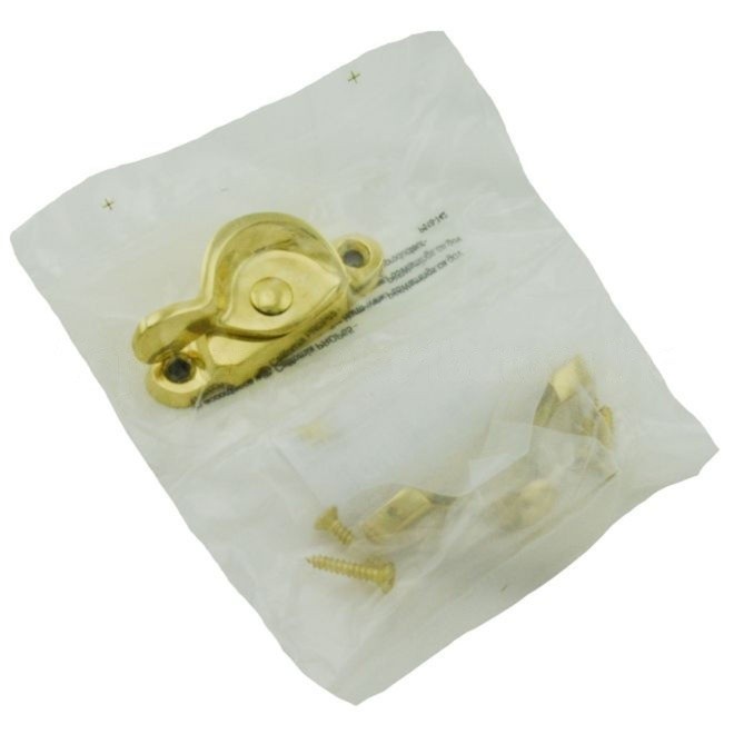 Ives Commercial 07B3 Solid Brass Window Lock - Bright Brass Finish