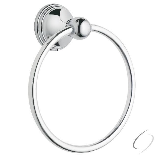 DN8486CH Preston Towel Ring, Bright Chrome