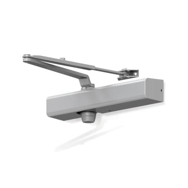 SC81ARWPA689 Medium Duty Surface Door Closer with Regular Arm with Parallel Arm Bracket, Aluminum Finish