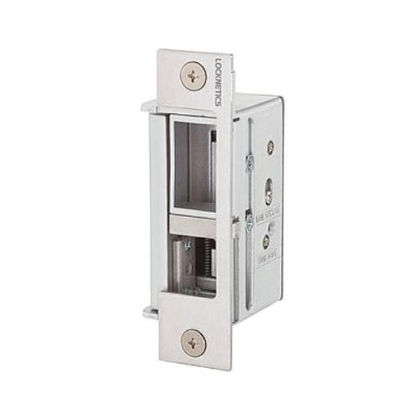 MDS10032D 1 in. Deep Electric Strike with 5 Faceplates, Satin Stainless Steel Finish