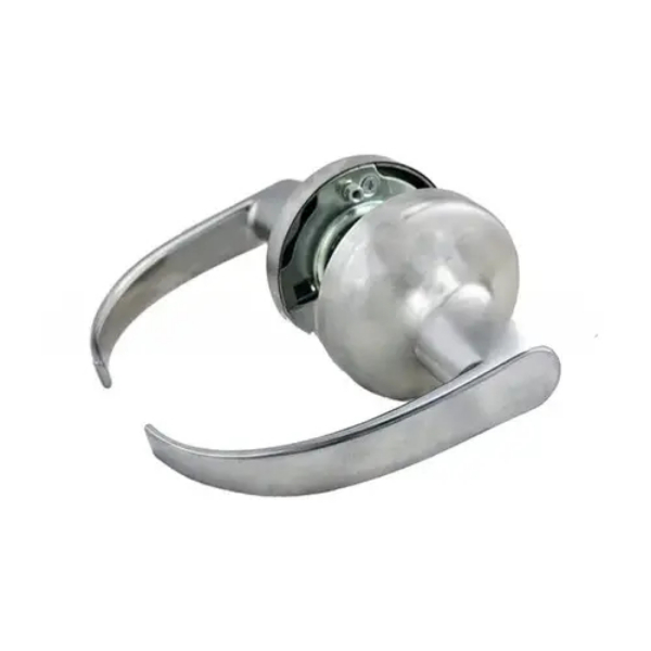 Storeroom Pacific Beach Lever Grade 1 Cylindrical Lock with Schlage C Keyway, 694 Latch & 497-114 Strike US26D - Satin Chrome Finish