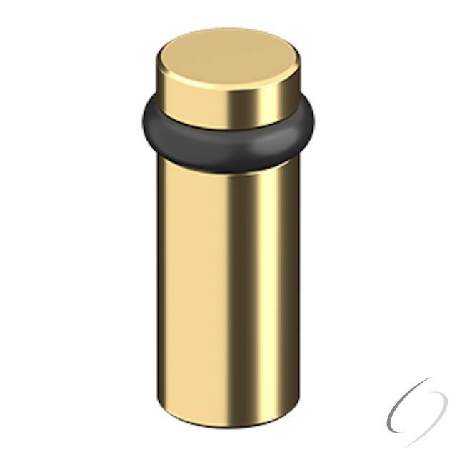 UFB6000CR003 3 in. Round Universal Floor Bumper - Lifetime Brass Finish