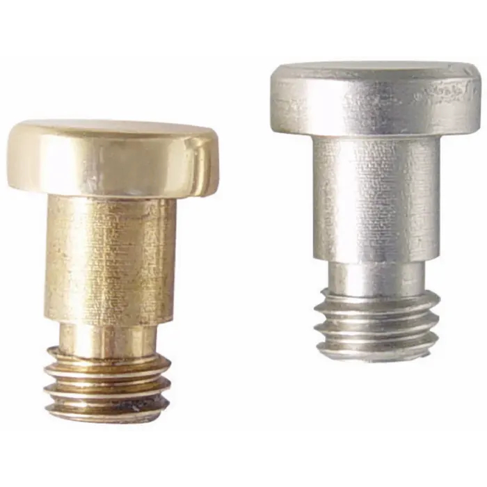 2242US3NL Extended Button Tip - Unlacquered Brass Finish