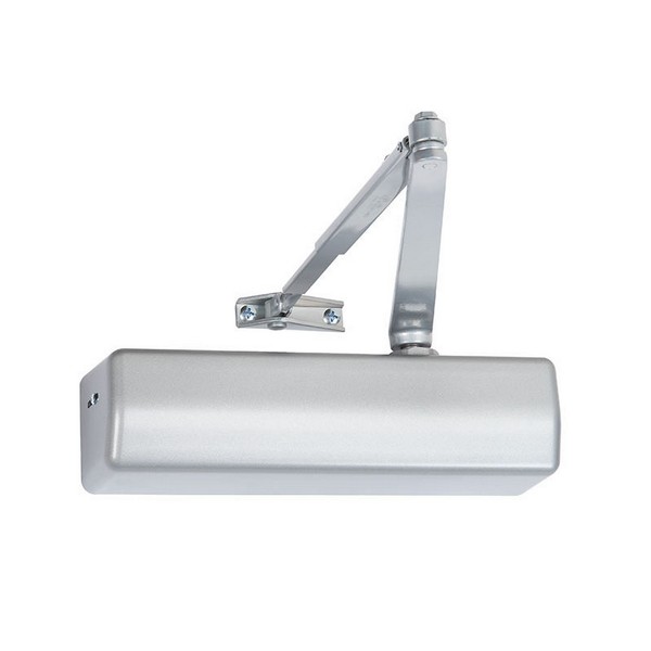 DC6210689M54M71 Grade 1 Parallel Arm Adjustable Delayed Action Door Closer with Sex Nuts & Bolts, Aluminum